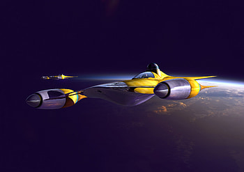 Star Fighter, planes, digital-art, artist, artwork, deviantart HD wallpaper