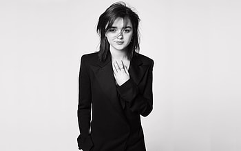 BW, actress, Maisie Williams, celebrity HD wallpaper