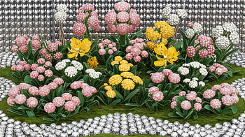 Beautiful Flower Bed in Stunning Ultra, flower bed, flower, floral arrangement, decoration HD wallpaper