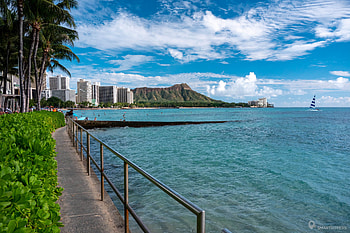 Honolulu, Waikk chic district, Climate change, Travels HD wallpaper