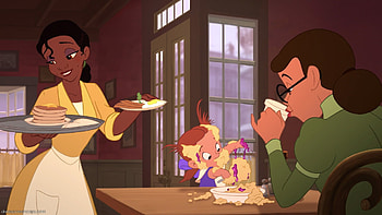 Tiana, Princess Tiana and Mickey Mouse HD wallpaper