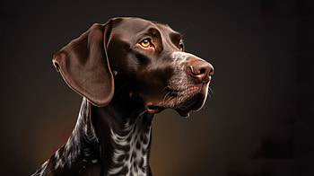 German Shorthaired Pointer Profile, puppy, Animal, german shorthaired pointer HD wallpaper