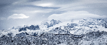 Winter, Nature, Mountains, Snow, Vertex, Tops HD wallpaper