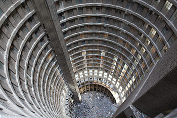 Ponte City Apartments, ruin, forgotten, architecture, Ponte City, South Africa, skyscraper, Johannesburg, Apartments, housing, abandoned, decay, post apocalyptic, homes, urban decay HD wallpaper