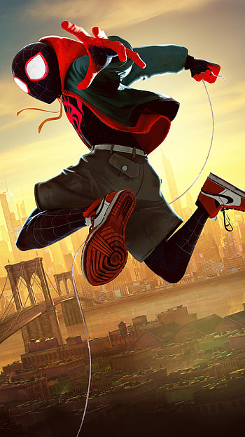 Spider-Man: Into the Spider-Verse (2022) movie HD phone wallpaper