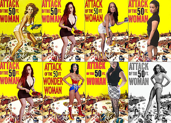 Attack of the 50ft Women, Kali Alaura, Attack of the 50ft Woman, Lynda Carter, Giantess, HM Valkyrie, Julie Newmar, Goldie Blair HD wallpaper