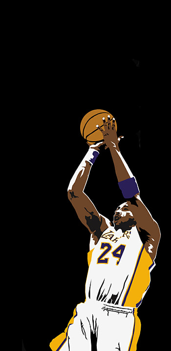 Kobe Bryant, ball, elbow, lakers, Basket HD phone wallpaper