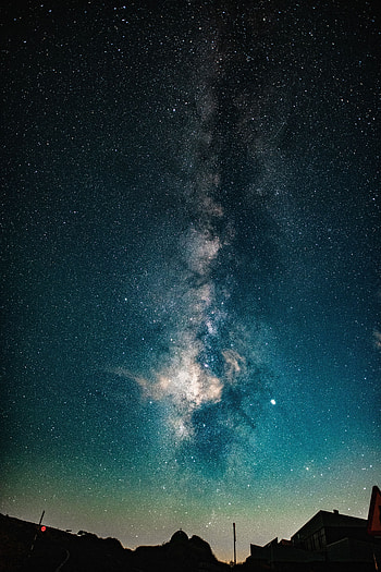 Stars, Night, Dark, Starry Sky, Milky Way HD phone wallpaper