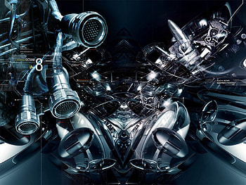 Abstract, Lines, Metal, System, Device HD wallpaper
