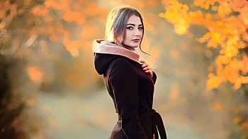 Girl Winter , girls, model, autumn HD wallpaper