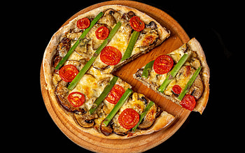Pizza, slice, graphy, fooh HD wallpaper