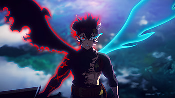 Asta imperial sword and demon sword, Black Clover, Asta (Black Clover), Anime, buff HD wallpaper