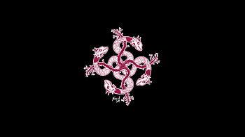 Snake Tattoo Red Dark, snake, tattoo, dark, black, artist, artwork, digital-art HD wallpaper