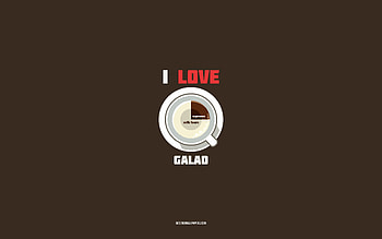 Galao recipe, , cup with Galao ingredients, I love Galao Coffee, brown background, Galao Coffee, coffee recipes, Galao ingredients HD wallpaper