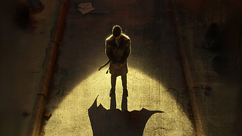 Batman Shadow Alone, batman, superheroes, digital-art, artwork, artstation HD wallpaper