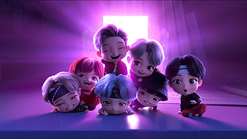 TinyTAN. ANIMATION, Bts Animated HD wallpaper