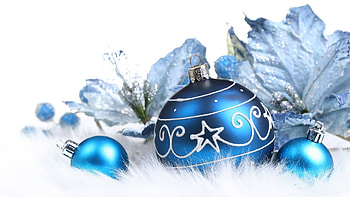 Blue Christmas , Festive background, Holiday aesthetics, Winter vibes HD wallpaper