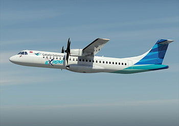 Garuda Indonesia ATR 72-600, New aircraft, Regional flights, Aviation sector HD wallpaper