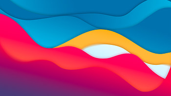 Material style art, wavy pattern, abstraction art HD wallpaper