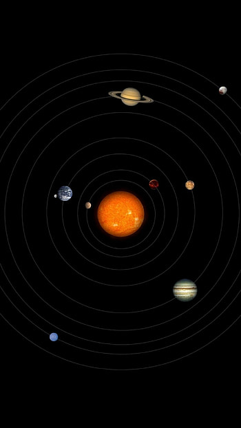 Solar System, , backgrounds, Celestial artistry HD phone wallpaper