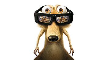 Funny, Cartoon, Scrat, Ice Age HD wallpaper