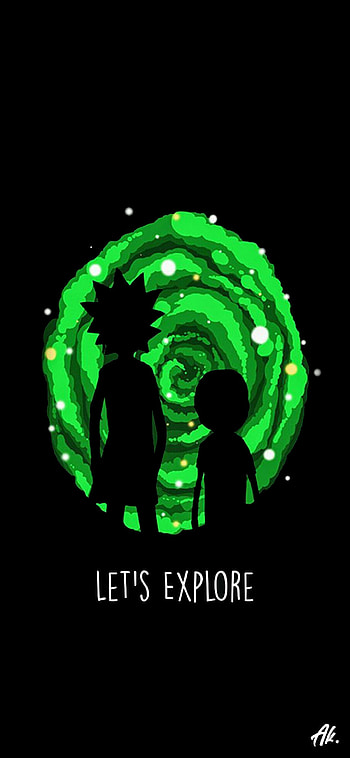 Rick_and_morty_explore, aesthetic, trending, , sayings, art, cartoon, entertainment, trend, rickandmorty HD phone wallpaper