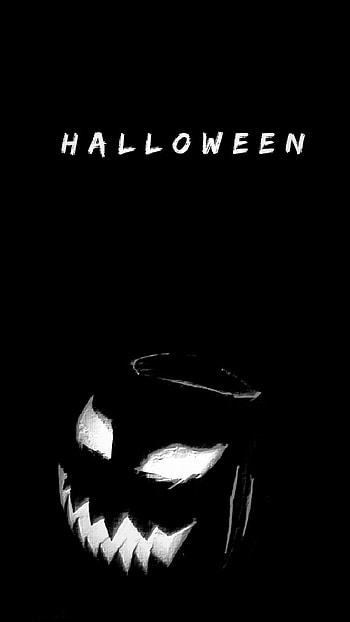 halloween, hi, tiktok, black, dark, scary, ok HD phone wallpaper