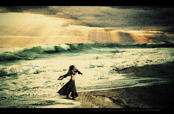 forget...!, sunshine, quote, girl, beauty, beach, impossible, hard, love, nature, true, water HD wallpaper