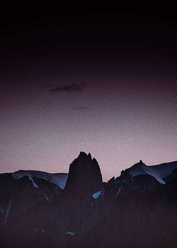 Sky, Mountains, Night, Vertex, Dark, Tops HD phone wallpaper