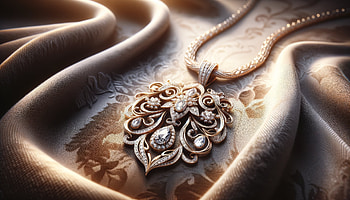 Elegant Necklace Close-Up, necklace, close-up HD wallpaper