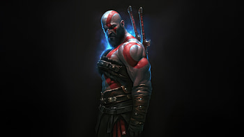 Kratos Fear Is His Weapon, kratos, god-of-war-ragnarok, god-of-war, ai, artwork, digital-art, games, video-games HD wallpaper