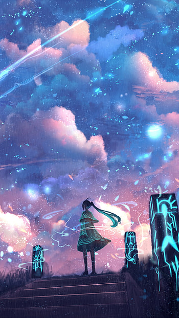 Original Anime — Starlit Skyward, Anime, Original HD phone wallpaper