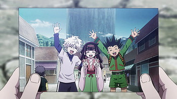 Alluka zoldyck Alluka and Kilua and Gon and background HD wallpaper