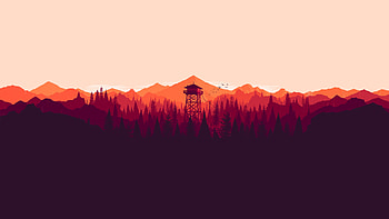 Firewatch Tower, firewatch, games, artist, digital-art HD wallpaper