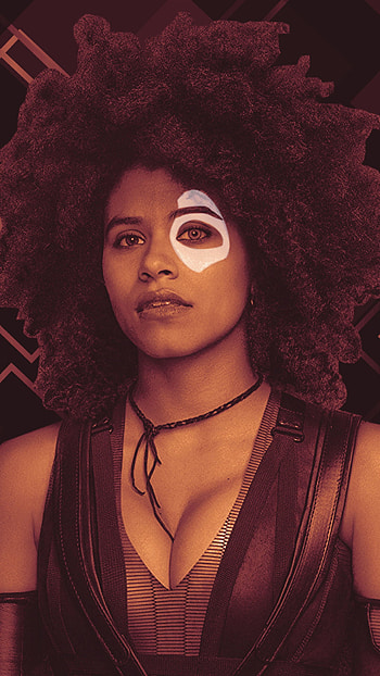 Deadpool character quiz, Domino character, Marvel, Zazie Beetz HD phone wallpaper
