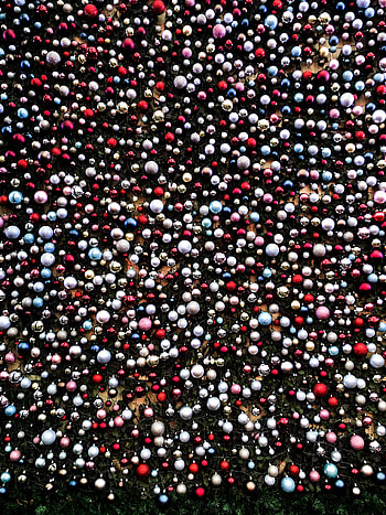 Holidays, New Year, Decorations, Multicolored, Motley, Christmas, Balls HD phone wallpaper