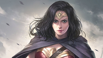 Wonder Woman Cutie, wonder-woman, superheroes, artwork, artist, artstation HD wallpaper