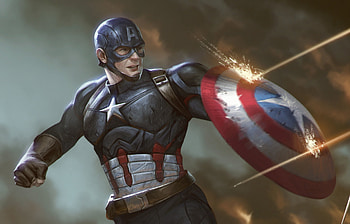 Captain America Shield Artwork , captain-america, digital-art, artwork, artstation, movies, superheroes HD wallpaper