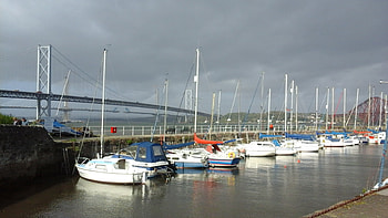Queensferry, Scotland, september 2016, Forth Road Bridge HD wallpaper