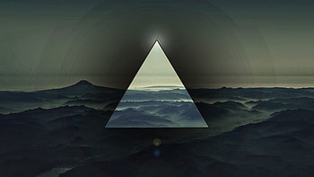 Abstract, Dark, Light, Triangle, Sve HD wallpaper