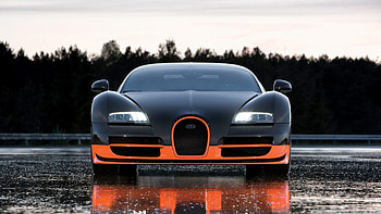Bugatti Veyron, veyron, black veyron, bugatti, black bugatti veyron HD wallpaper
