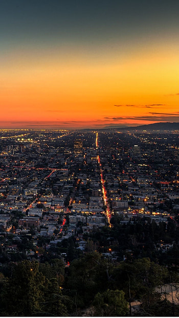 Los Angeles mobile , backgrounds, On-the-go city vibes, Pocket-sized beauty HD phone wallpaper