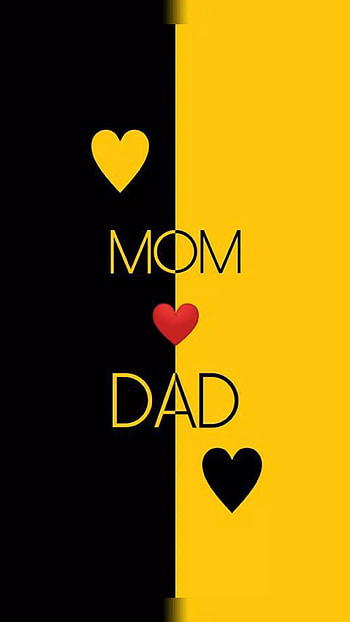 I Love Mom Dad, Aesthetic HD phone wallpaper
