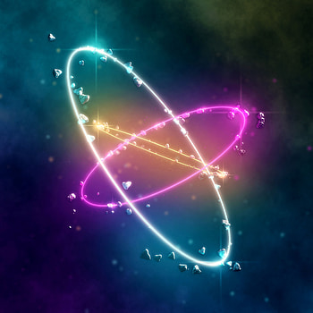 Stones, Art, Rings, Atom, Glow HD phone wallpaper