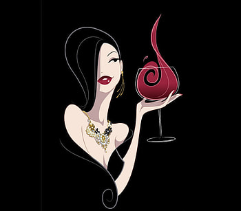 Velvet, gothic, necklace, dark, woman, elegant, earrings, red wine, chic, wine HD wallpaper