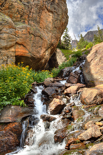 Nature, Water, Stones, Rocks, Waterfall, Flow, Stream HD phone wallpaper