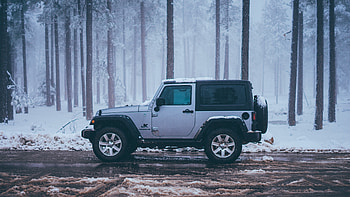 Winter, Cars, Road, Car, Suv HD wallpaper