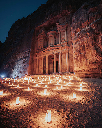 Architecture, Candles, Rock, Miscellanea, Miscellaneous, Temple HD phone wallpaper