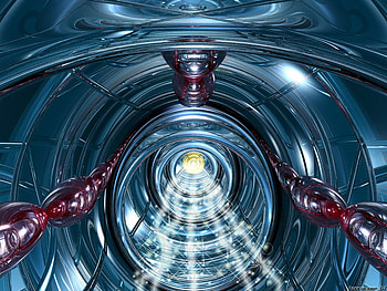 Tunnel, science, abstract, plastic HD wallpaper