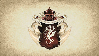 Fire and Blood Logo, TV Show, House of the Dragon HD wallpaper